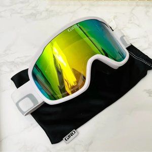 GIRO Cruz White Snowboard/Ski Goggles, Adult Size